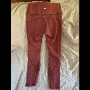 Lululemon In Movement Tights Size 4 25” Inseam